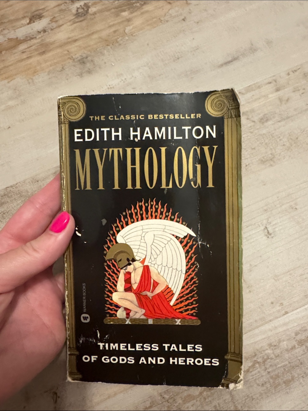 Edith Hamilton MYTHOLOGY Paperback - Black & Gold Cover